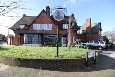 The face of Roe Green Village Conservation Area